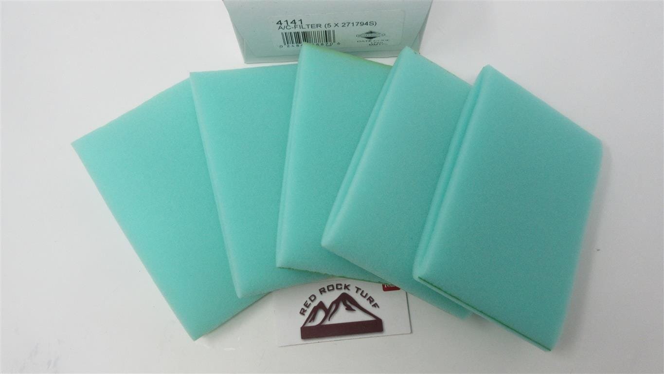 5 Genuine Briggs & Stratton 4141 Filter Pre-Air Filter