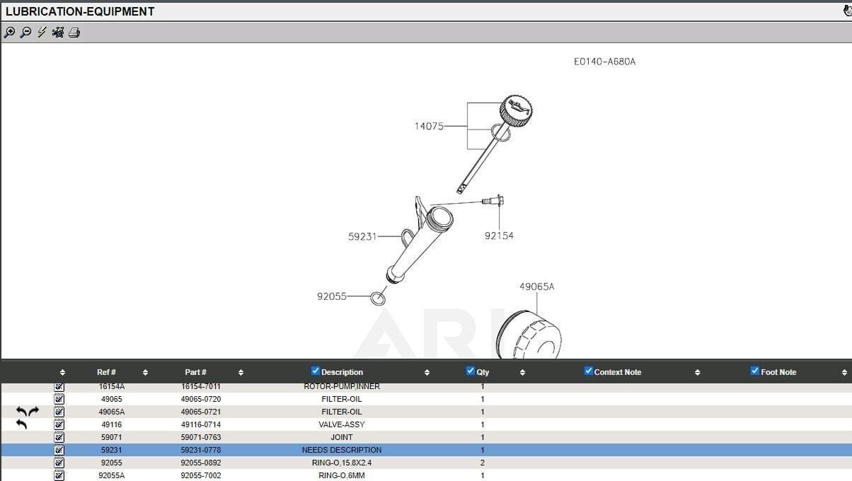 Genuine Kawasaki 14075-0707 1 Oil Dipstick Gage & Filler 59231-0778 w O-Ring - Image 5