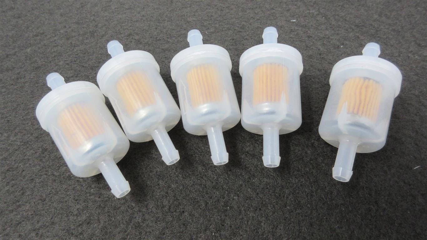 5 Genuine Briggs & Stratton 691035 Gas Fuel Filter 1/4" X 1/4" 695666 493629 - Image 2
