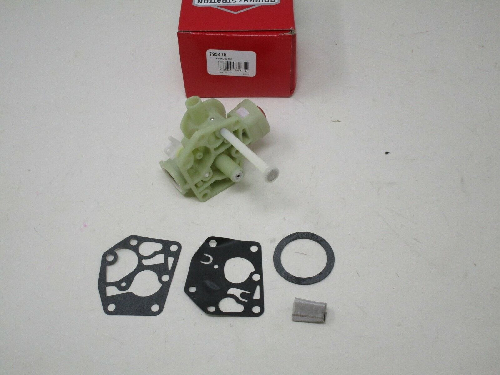 Genuine Briggs & Stratton 795475 Carburetor  w/ Gaskets 790218 790206 09L602 - Image 2