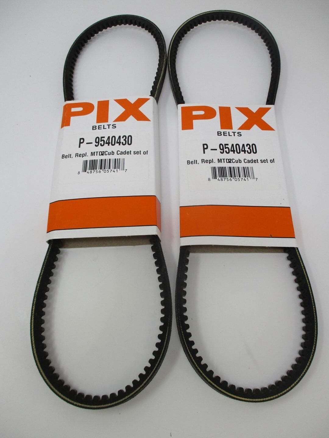 2 For MTD 954-0430A 954-0430B Snowblower Auger V-Belt