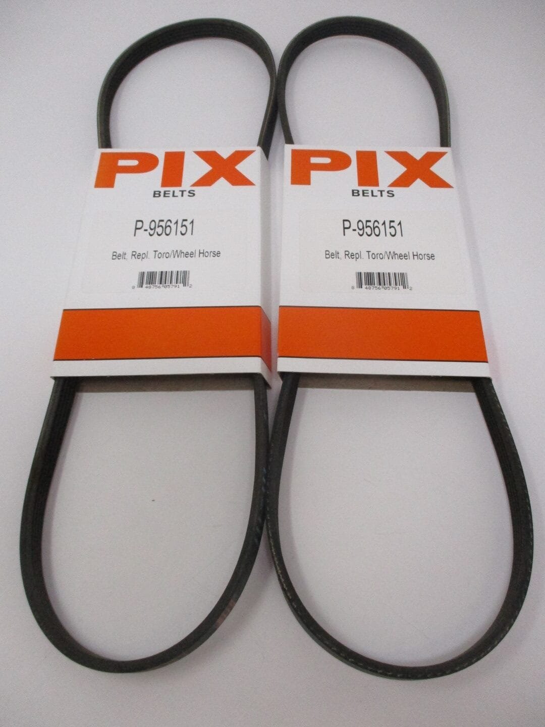 2 For Toro 95-6151 CCR2400 Snowthrower Drive Belt 5RIB