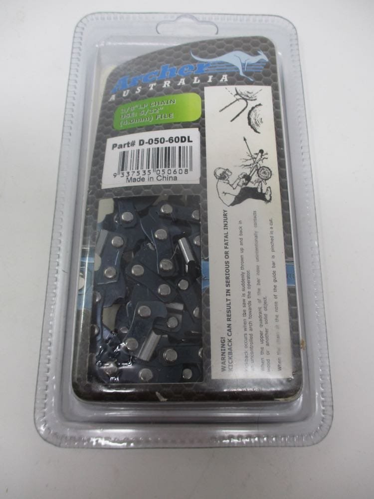Archer D-050-60DL Chainsaw Chain 18” Pole Saw 3/8” Low Profile .050" Gauge 60 Drive Links - Image 2
