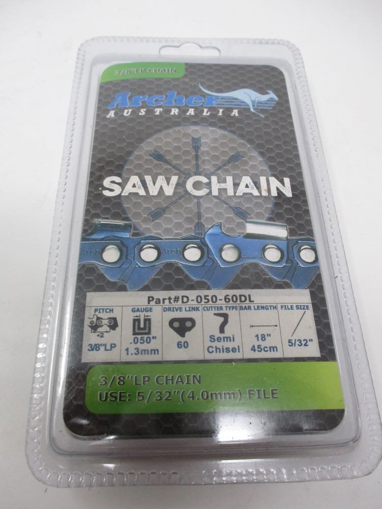 Archer D-050-60DL Chainsaw Chain 18” Pole Saw 3/8” Low Profile .050" Gauge 60 Drive Links - Image 3