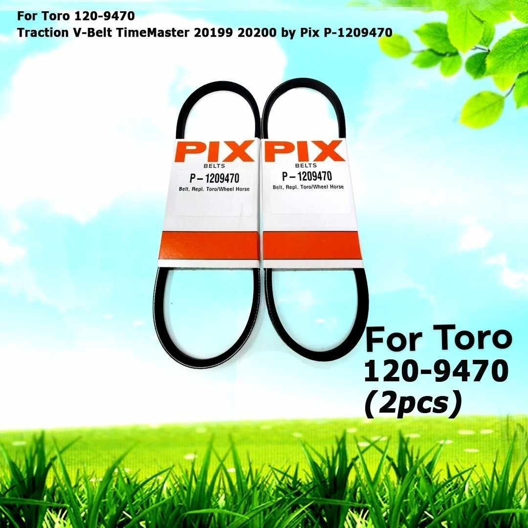 2  For Toro 120-9470 Traction V-Belt TimeMaster 20199 20200 by Pix P-1209470