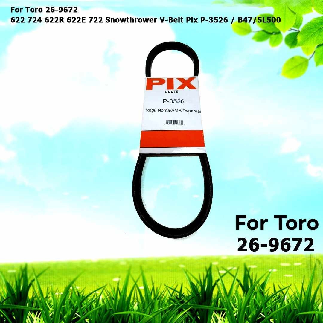 For Toro 26-9672 622 724 622R 622E 722 Snowthrower V-Belt