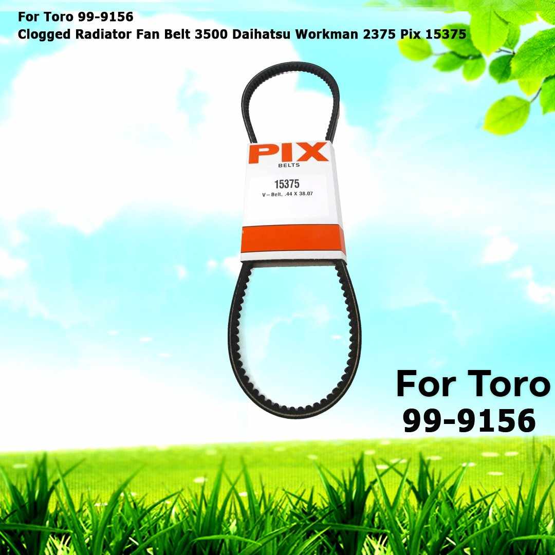 For Toro 99-9156 Clogged Cooling Radiator Fan Belt