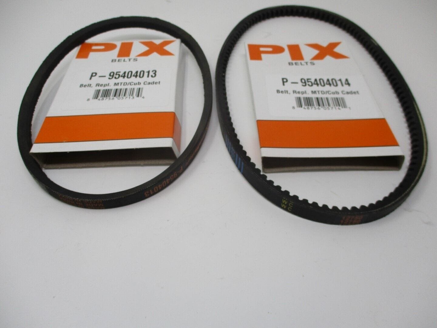 For MTD 954-04014 Auger Belt & 954-04013 Drive V-Belt - Image 2