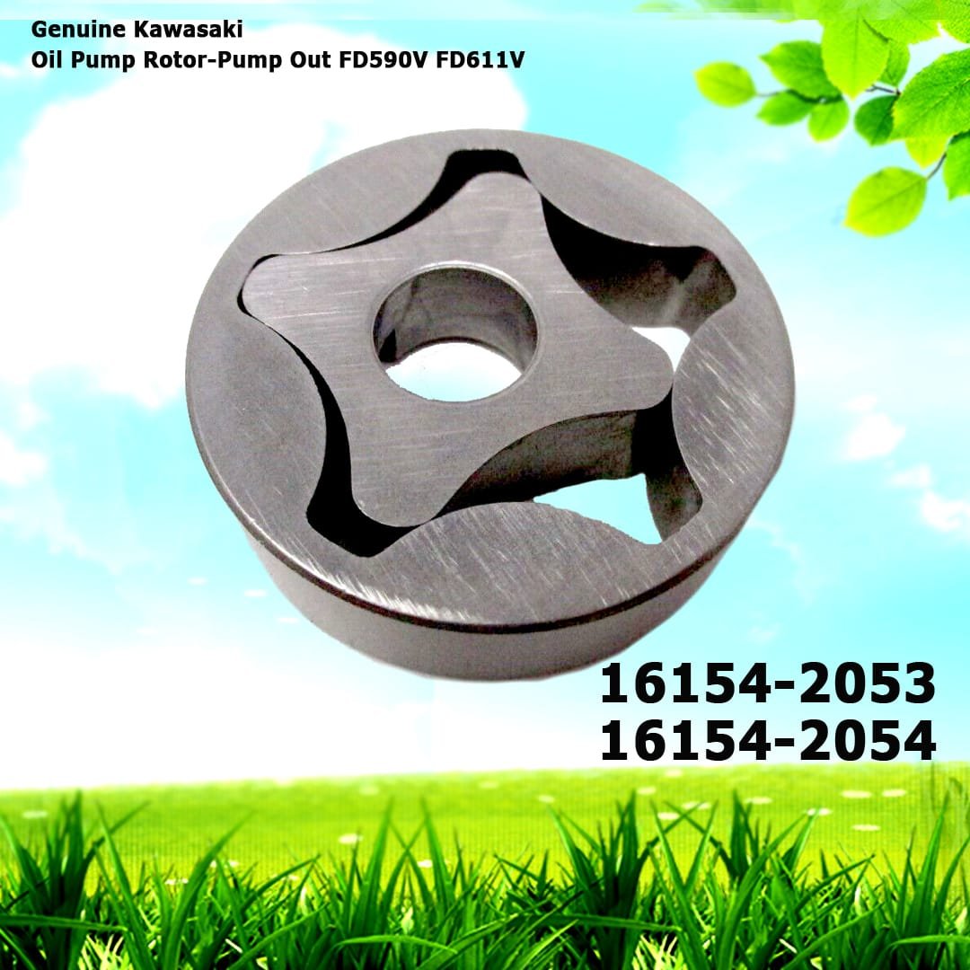 Genuine Kawasaki 16154-2053 &16154-2054 Oil Pump Rotor-Pump Out FD590V, FD611V