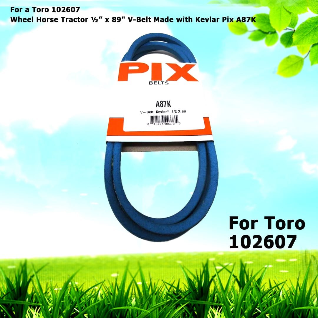 For Toro 102607 Wheel Horse Tractor V-Belt ½” x 89"