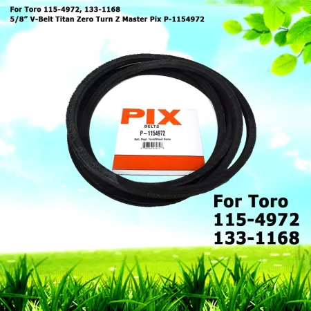 For Toro 115-4972 133-1168 V-Belt Titan Zero Turn Z Master 5/8”