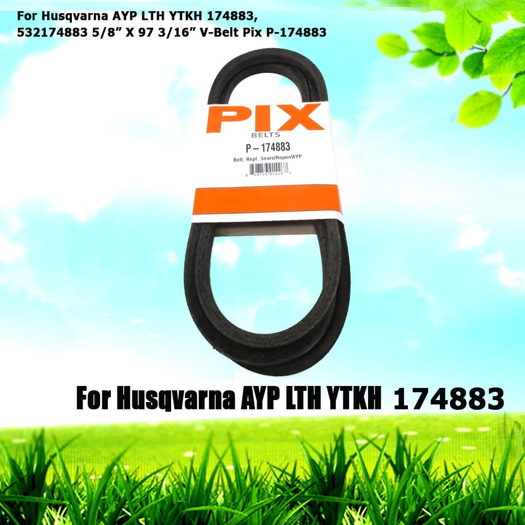 For Husqvarna AYP LTH YTKH 174883 532174883 V-Belt