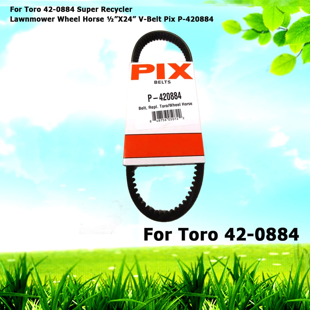 For Toro 42-0884 Super Recycler Lawnmower V-Belt