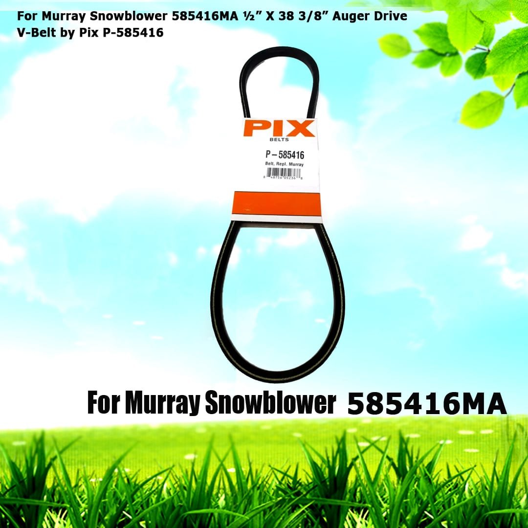 For Murray Snowblower 585416MA ½” X 38 3/8” Auger Drive V-Belt