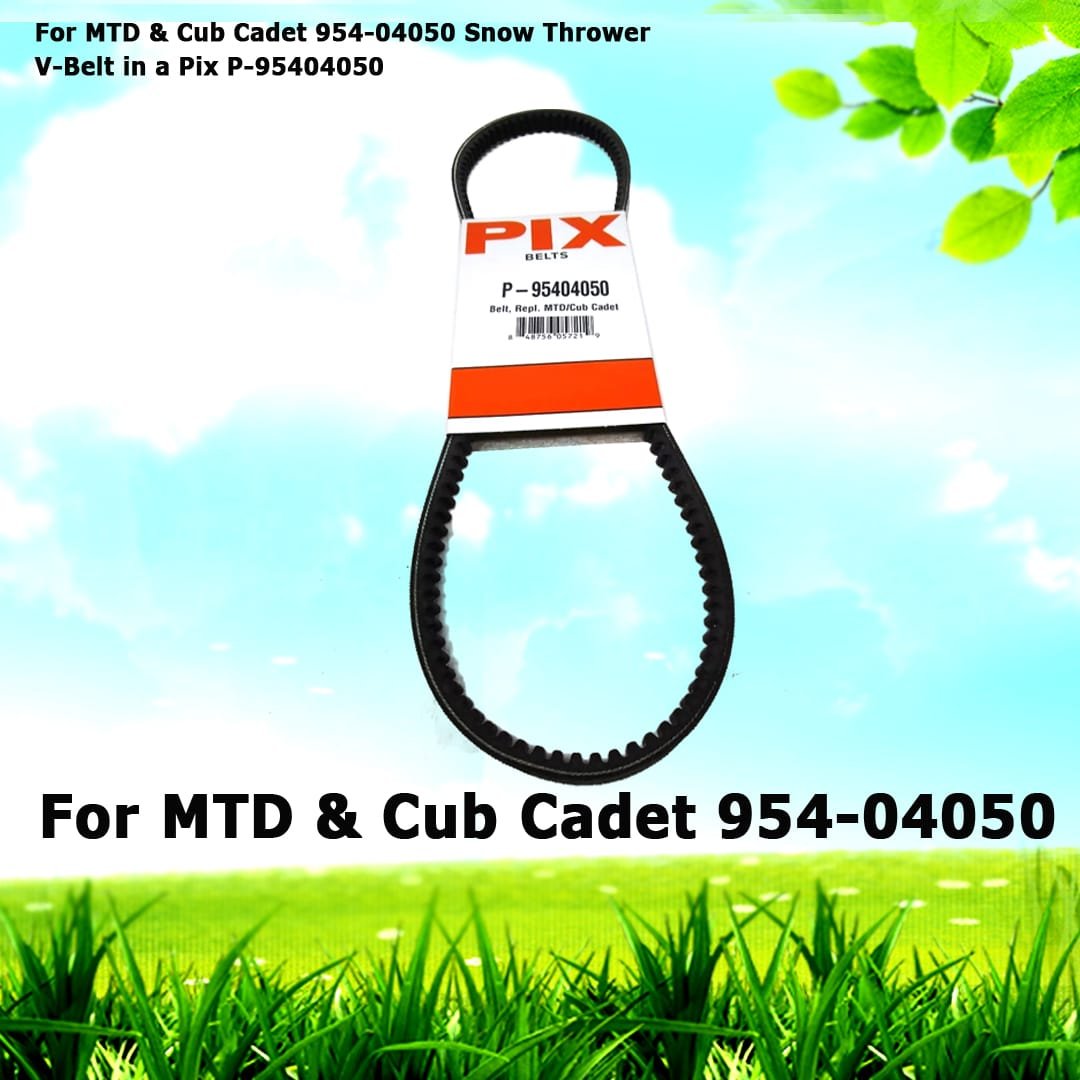 For MTD/Cub Cadet 954-04050 Snow Thrower V-Belt