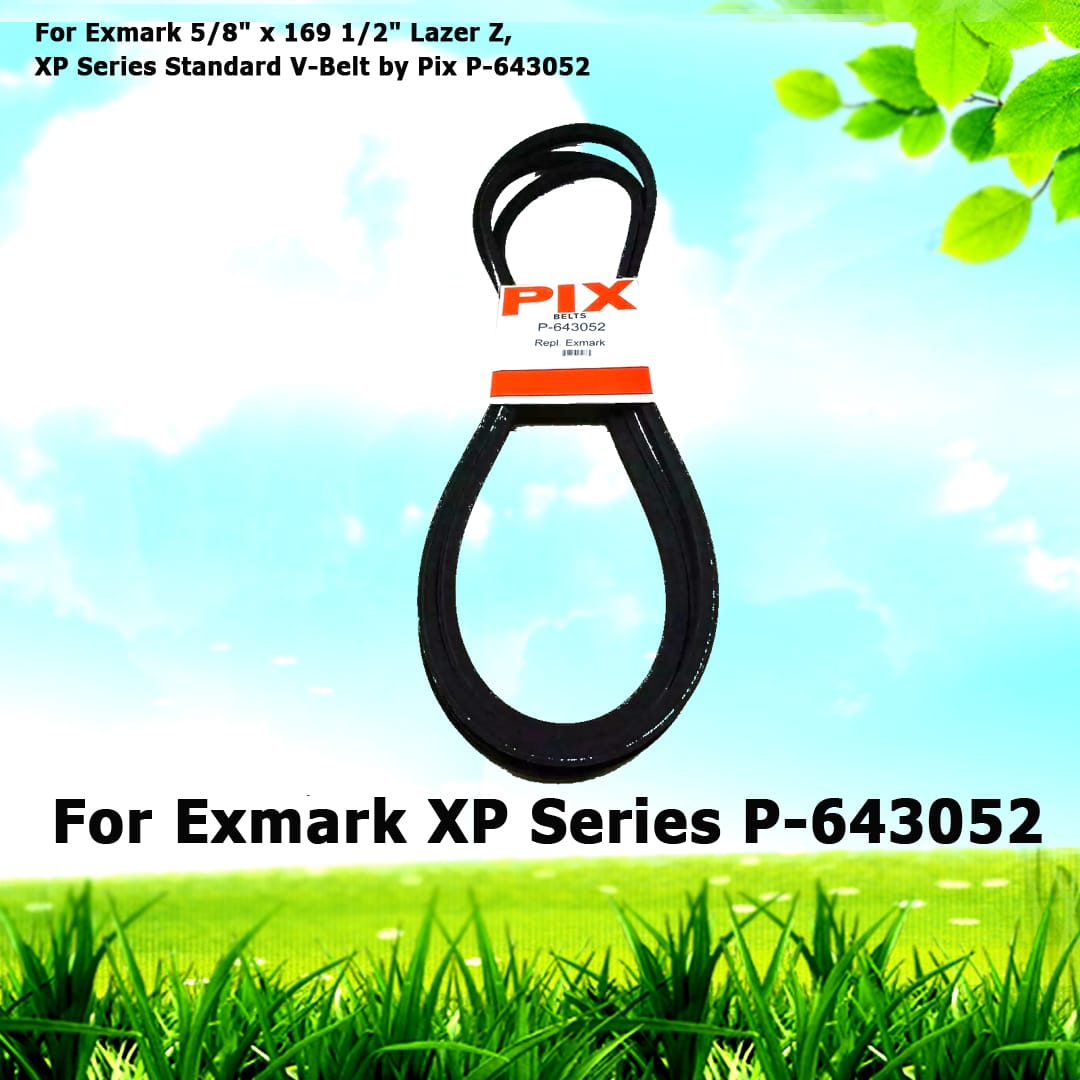 For Exmark 1-633366 Lazer Z Turf Tracer Mower Deck Belt - M&M Products