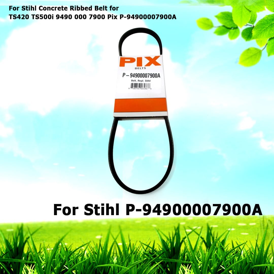 For Stihl Concrete Ribbed Belt for TS420 TS500i 9490 000 7900