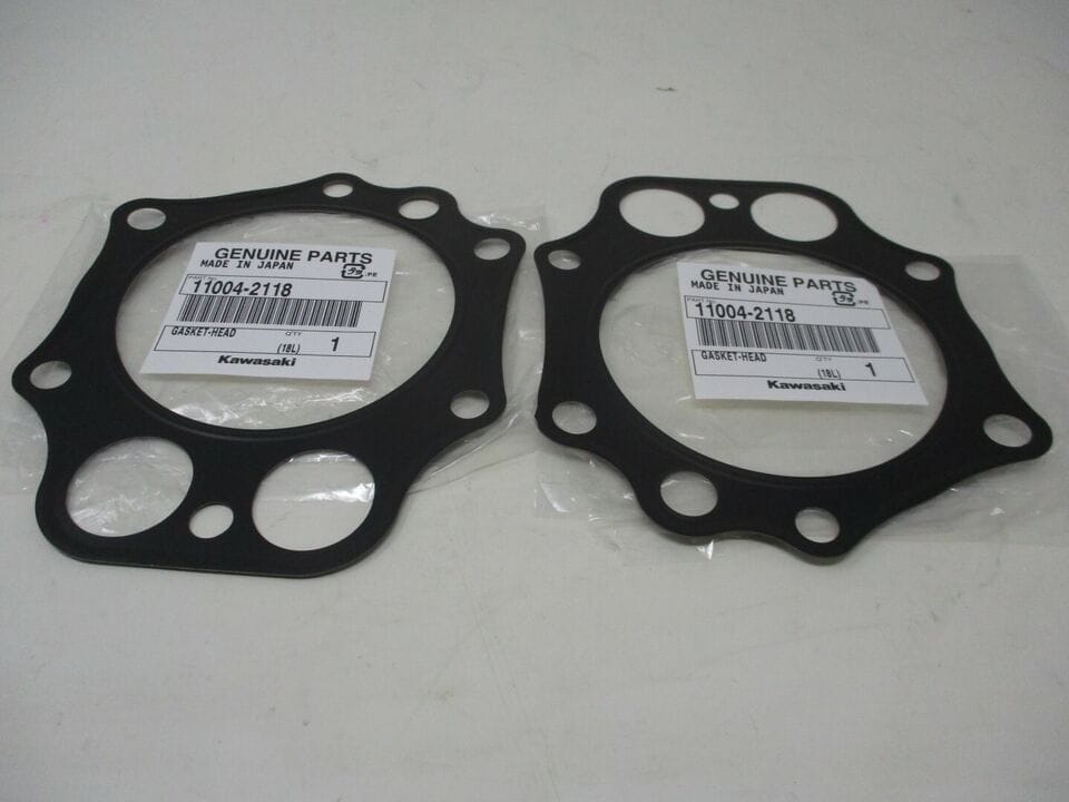 2 Pcs Genuine Kawasaki 11004-2118 Head Gaskets FE350D FE350 Club Car Carry All - Image 3