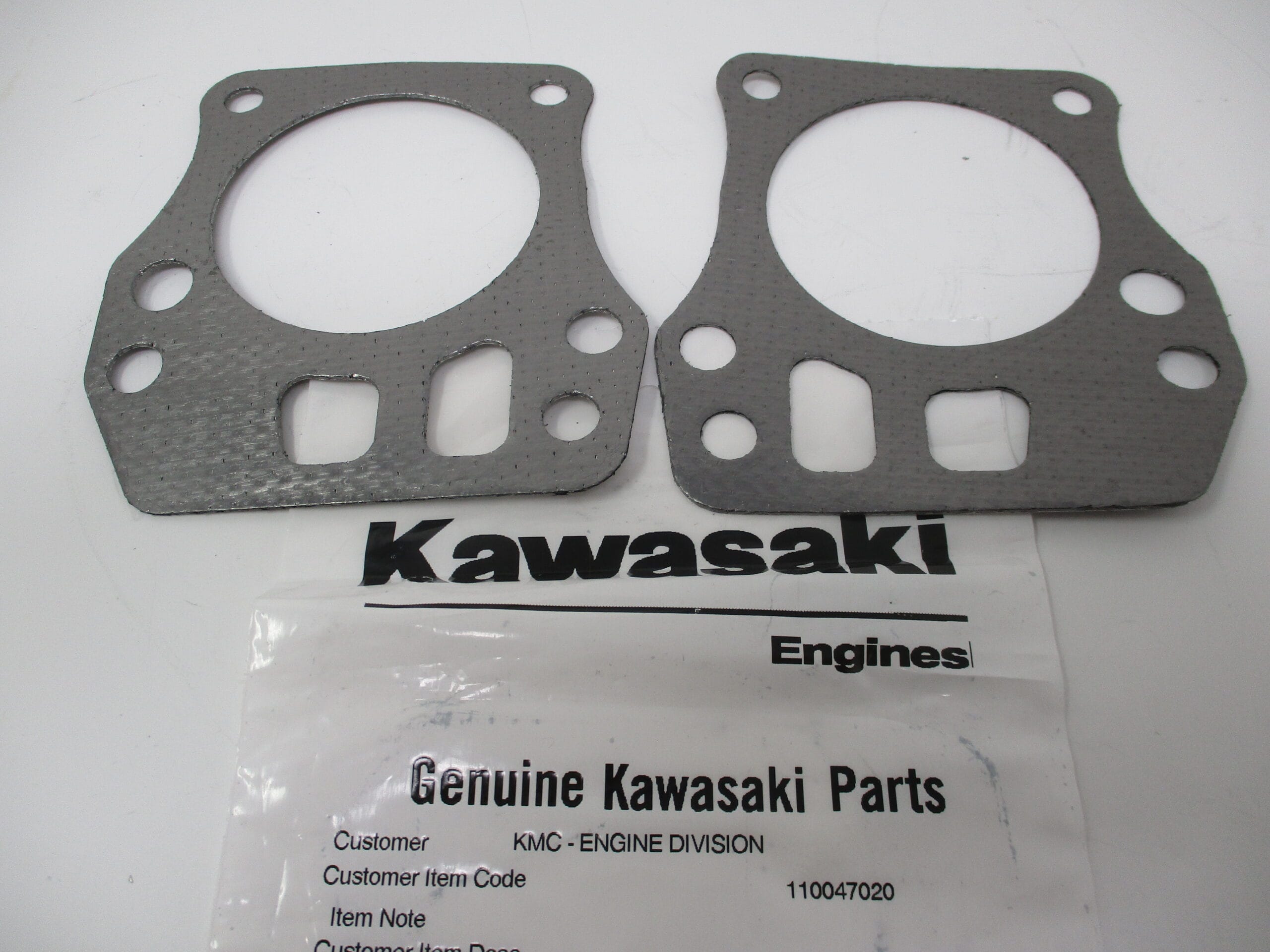 2 Genuine Kawasaki 11004-7020 Head Gasket 11004-7009 FJ180V Toro 1000 Flex21 - Image 4
