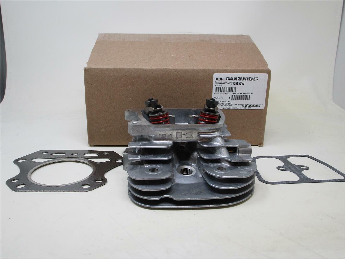 Genuine Kawasaki 11008-6043 Heads with Valve Kit #1 FH451V FH500V FH531V FH541V - Image 4