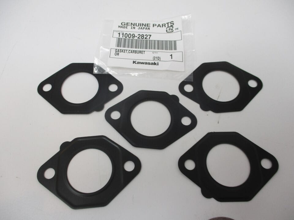 5 Genuine Kawasaki 11009-2827 Carburetor Gasket for FE290D FE350D FE400D FE290 - Image 3