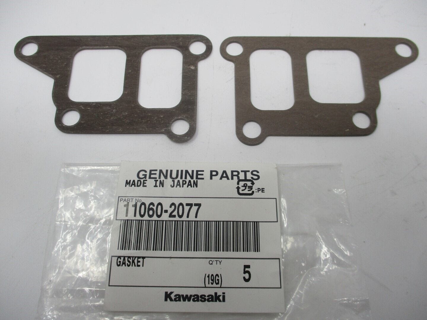 2 Genuine Kawasaki 11060-2077 Manifold Intake Gasket FD501D FD590V 11009-2552 - Image 3