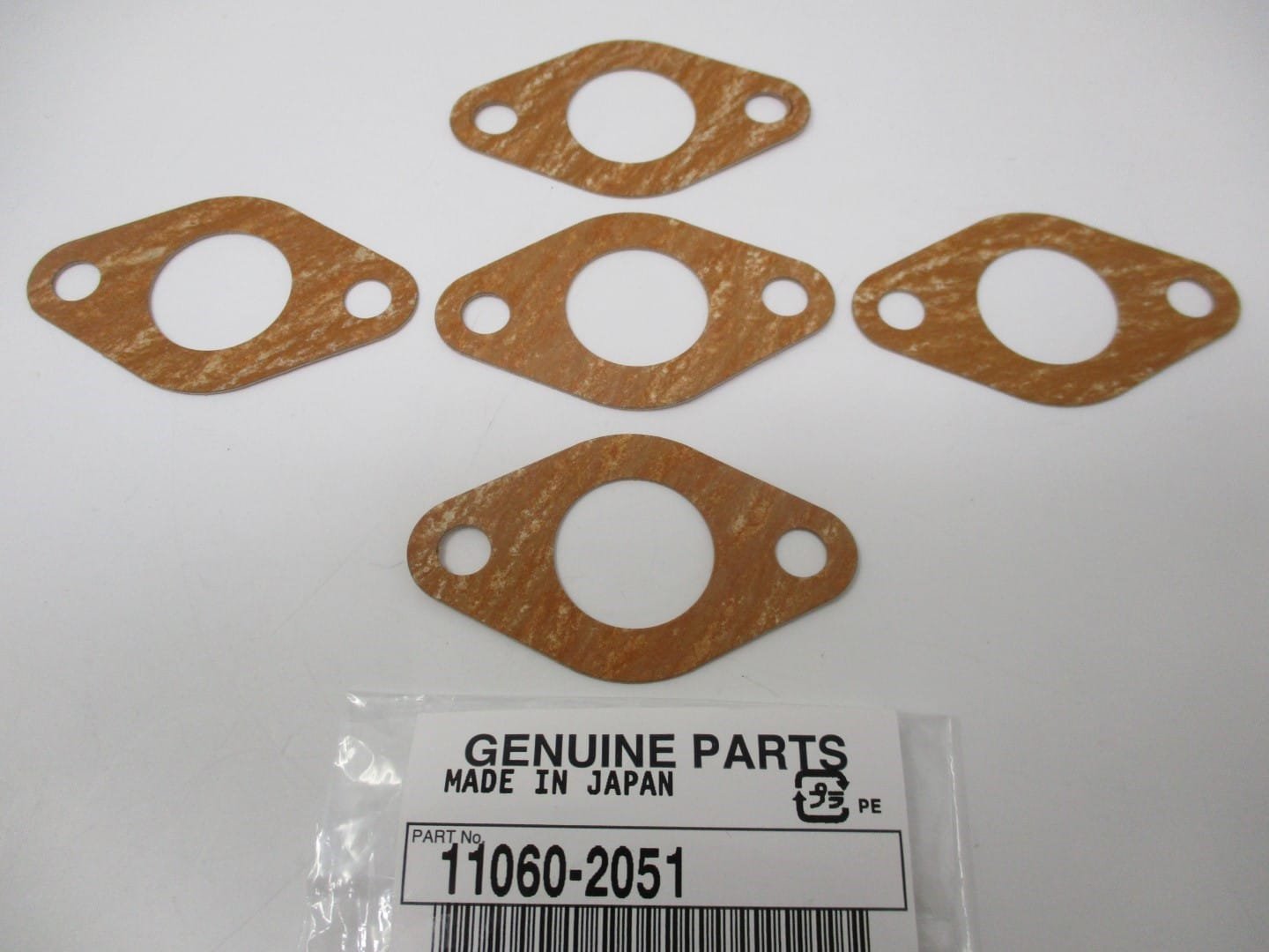 5 Genuine Kawasaki 11060-2051 11009-2142 Carburetor Gasket 15004-2030 FE120D - Image 3