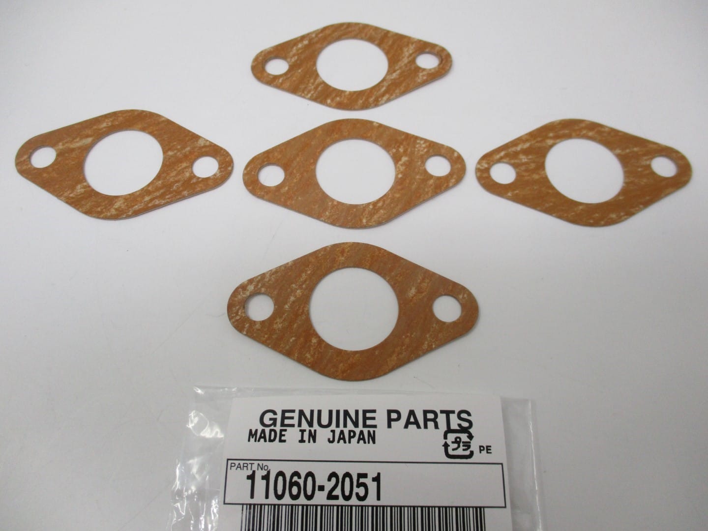5 Genuine Kawasaki 11060-2051 11009-2142 Carburetor Gasket 15004-2030 FE120D - Image 3