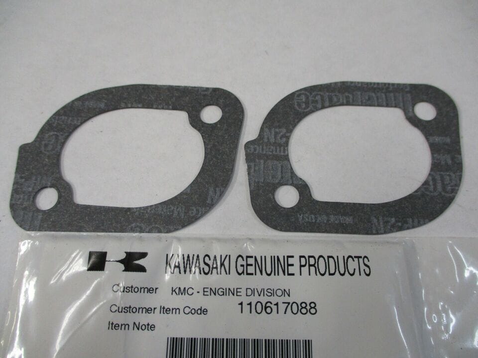 2 Genuine Kawasaki 11061-7088 Carburetor Manifold Gasket FR651V FR691V - Image 2