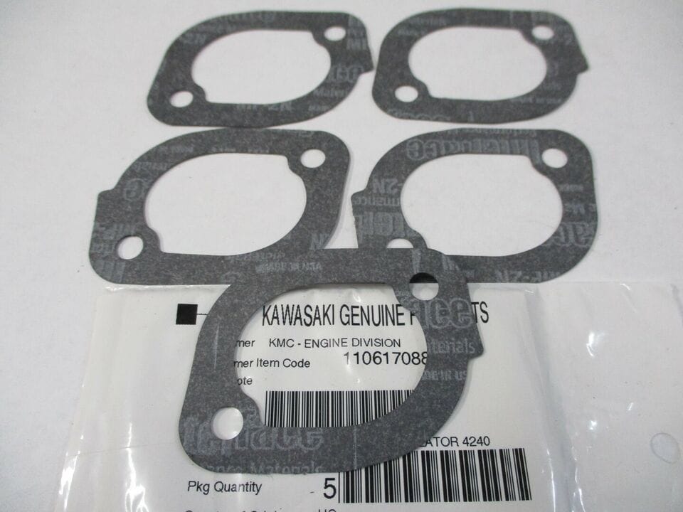 5 Genuine Kawasaki 11061-7088 Carburetor Manifold Gasket FR651V FR691V - Image 2