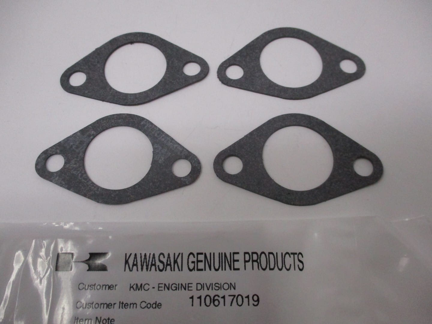 4 Genuine Kawasaki 11061-7019 Intake Manifold Gasket FH451V FH500V FH531V FH541 - Image 3