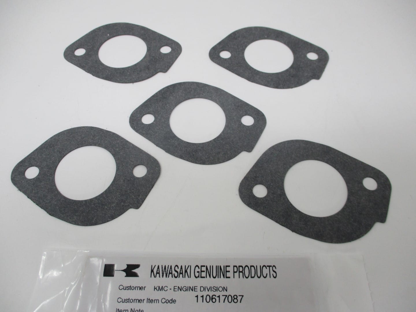 5 Genuine Kawasaki 11061-7087 Insulator Gasket FR651V FR691V FR730V FS691V - Image 3