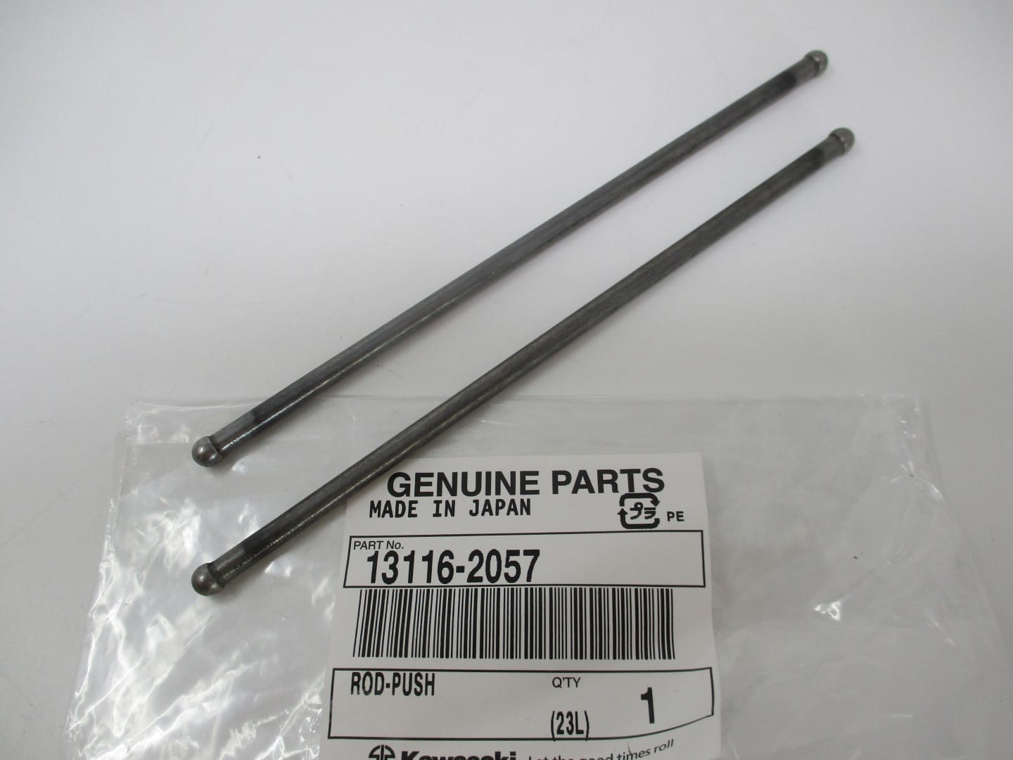 2 Genuine Kawasaki 13116-2057 Push Rods FH381V FH451V FH580V FD620D FD661D - Image 2