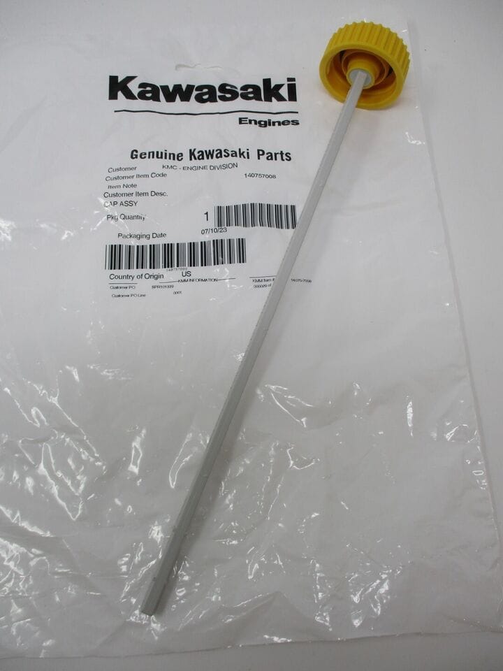 Genuine Kawasaki 14075-7008 Oil Dipstick FH601V FH641V FH680V FH721V - Image 3