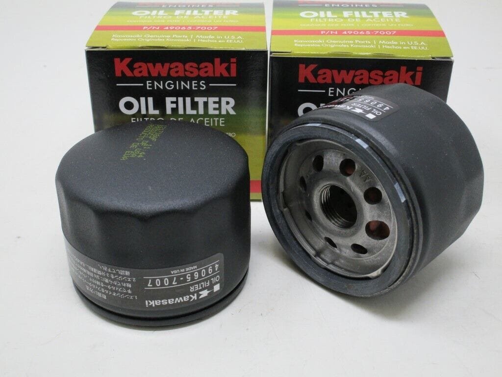 2 Genuine Kawasaki 49065-7007 Oil Filters Toro 107-7817 Ariens 21548100 21550800 - Image 3