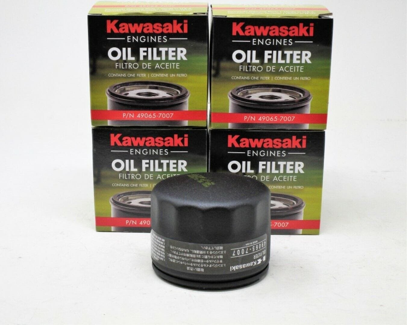 4 Packs Genuine Kawasaki 49065-7007 Oil Filters Toro 107-7817 Ariens 21548100 21550800