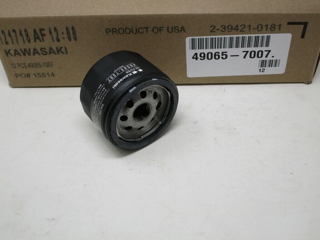 12 Packs Genuine Kawasaki 49065-7007 Oil Filters Toro 107-7817 Ariens 21548100 21550800 - Image 2
