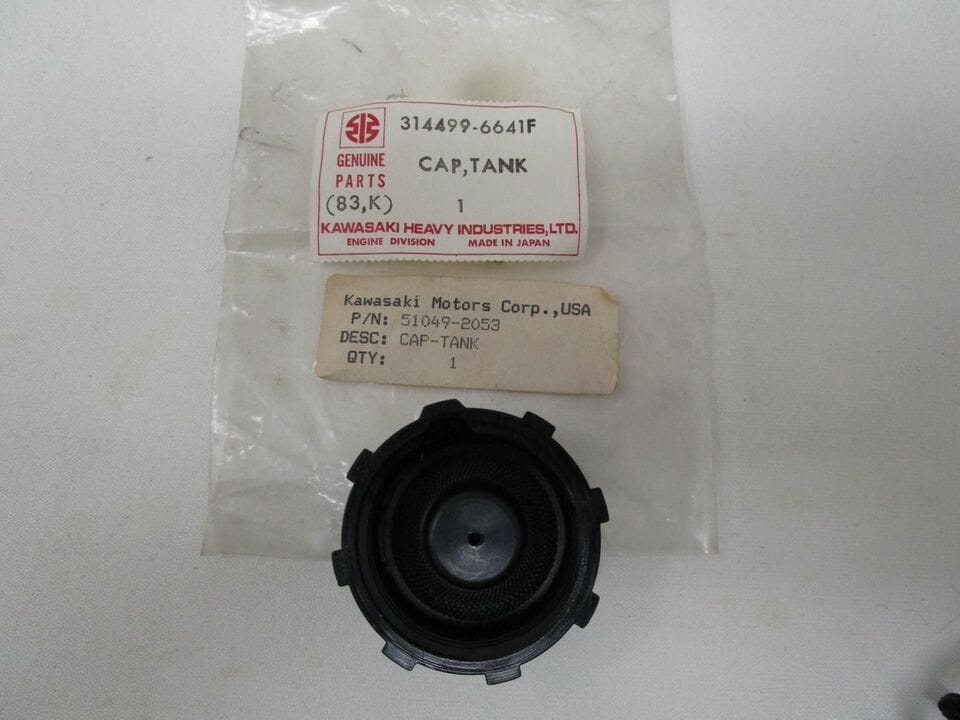 Genuine Kawasaki 51049-2053 Gas Cap Lawnmower 314499-6641F