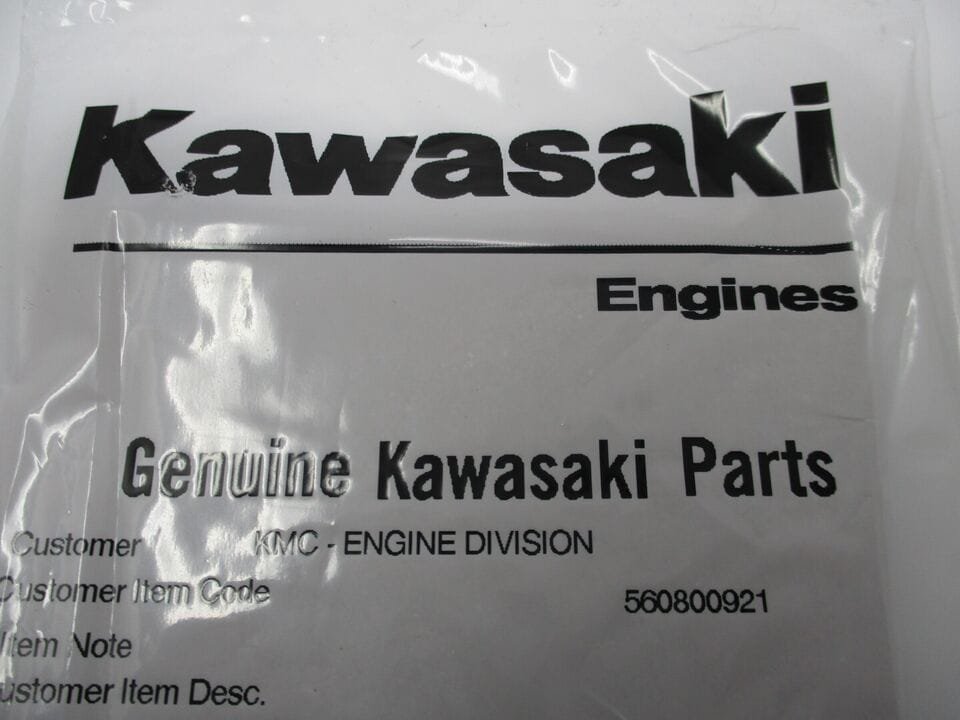 Genuine Kawasaki FS691V Engine Decal Sticker 56080-0921 56090-0746 - Image 3