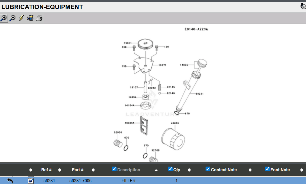 Genuine Kawasaki 59231-7006 Oil Dipstick Tube w/ O-Ring FH601V FH641V FH680V - Image 5