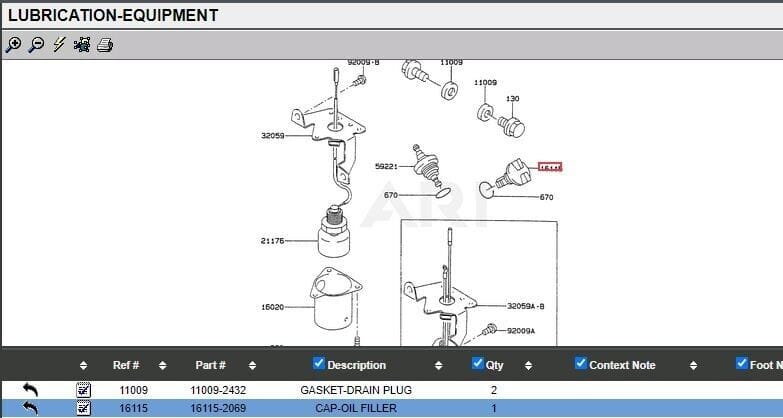 10 Genuine Kawasaki 670B2015 O-Ring FE120D FE170D FE250D FE290D FE350D FE400 - Image 3