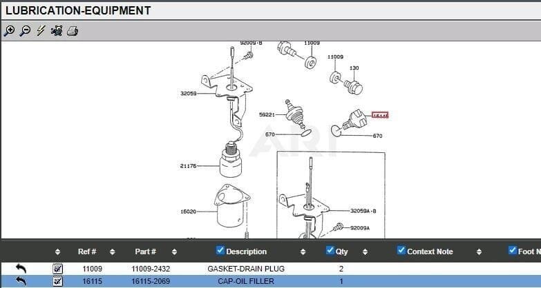 2 Genuine Kawasaki 670B2015 O-Ring 15mm Oil Fill Gauge Sensor FE290D FE350D - Image 3