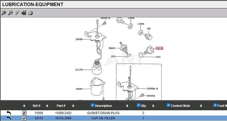 2 Genuine Kawasaki 670B2015 O-Ring 15mm Oil Fill Gauge  Sensor FE290D FE350D - Image 3
