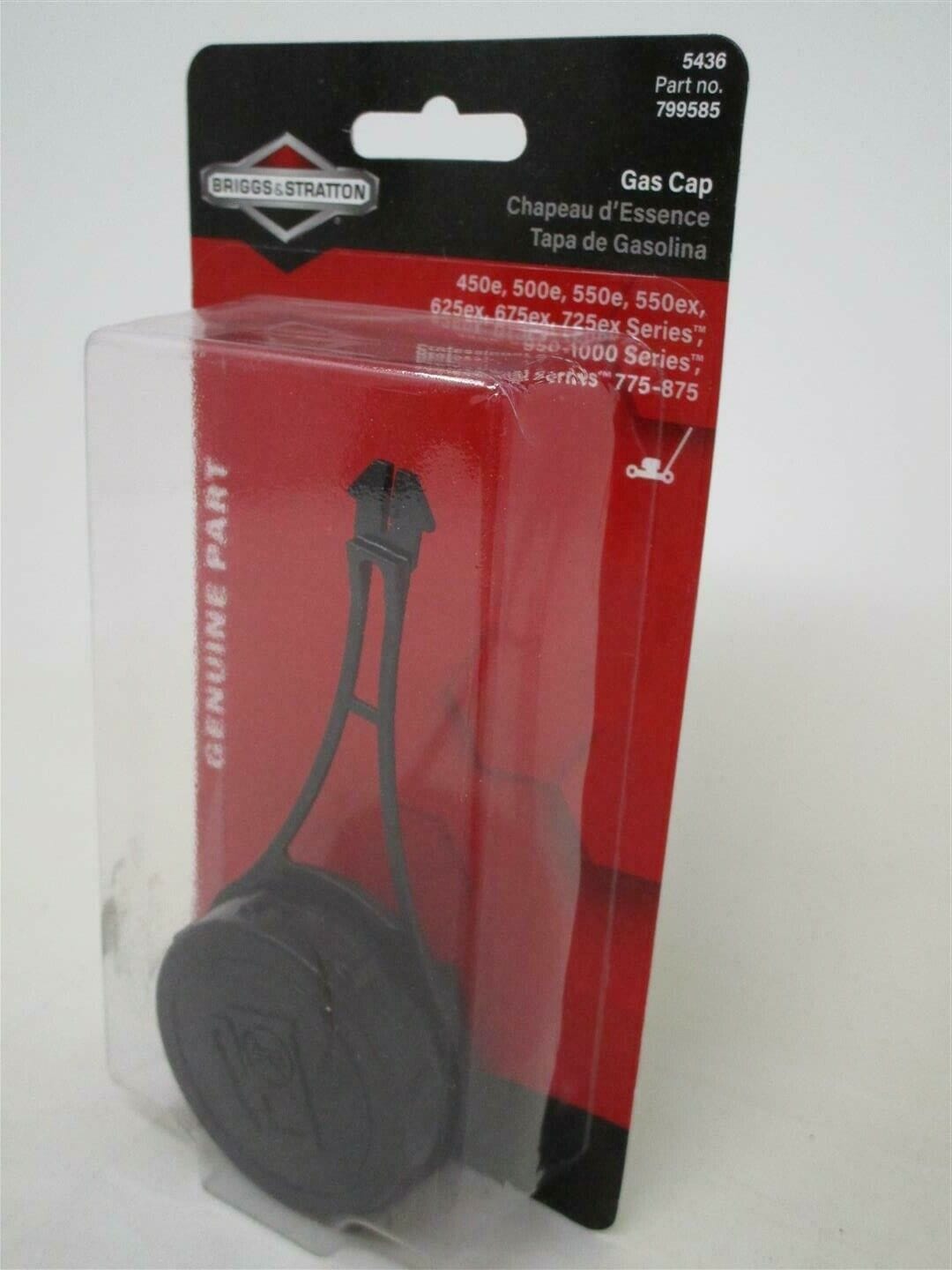 Genuine Briggs & Stratton 799585 Fuel Gas Cap - Image 2