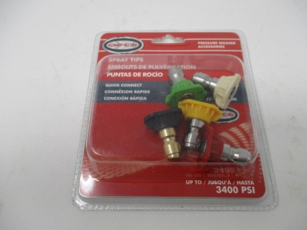5 Pcs Simpson 80145 Spray Pressure Washer Tips 3400 PSI - Image 2