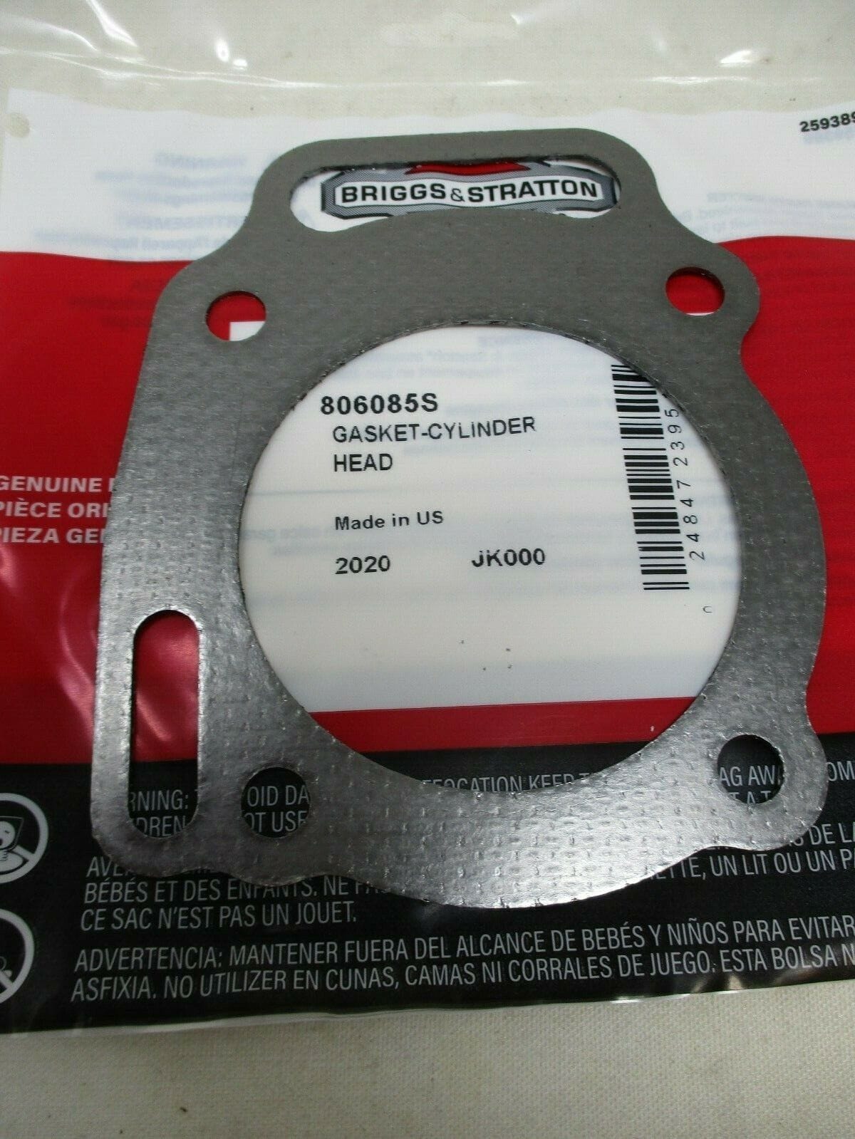 Genuine Briggs & Stratton 806085S Head Gasket Toro MD Twin Cylinder 806085 - Image 2