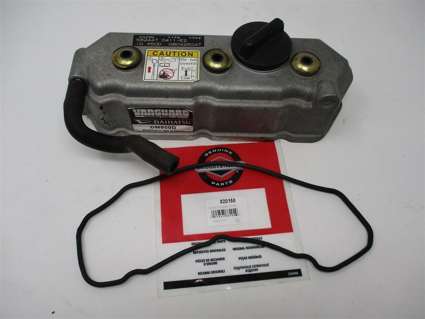 Genuine Briggs & Stratton 820150 Valve Cover Gasket Toro 99-9073 Daihatsu DM950 DM850 - Image 2
