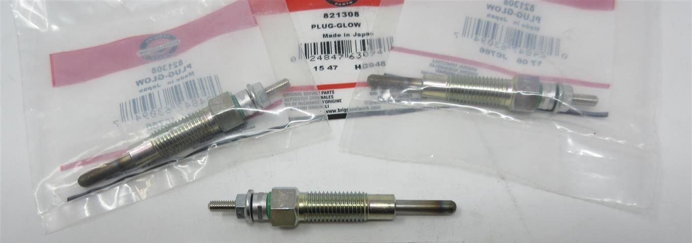 3 Packs Genuine Briggs & Stratton 821308 Glow Plug NGK Y601 Daihatsu