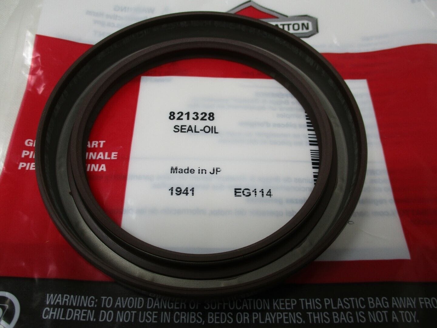 Genuine Briggs & Stratton 821328 Crankcase Oil Seal PTO Side for Toro 99-9003 Daihatsu - Image 2