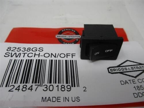 Genuine Briggs & Stratton 82538GS Generator On/Off Switch Rocker 82538
